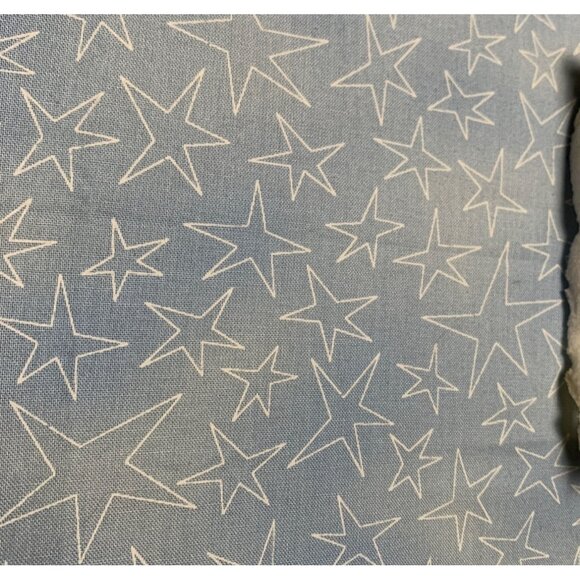 Maywood Studio Saltaire Star Pattern Fabric 12x38 Inches Blue & White Cotton Qui - Picture 1 of 5